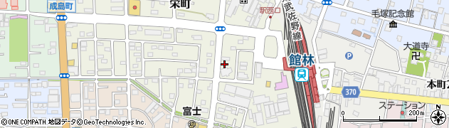 スペースＥＣＯ館林駅前駐車場周辺の地図