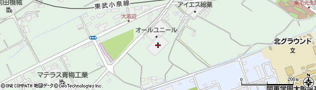 群馬県館林市成島町1102周辺の地図