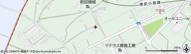 群馬県館林市成島町1199周辺の地図