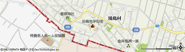 田島弥平旧宅周辺の地図