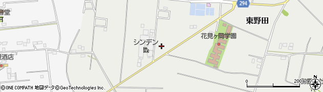 栃木県小山市東野田596周辺の地図