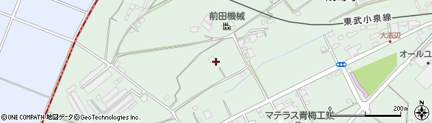 群馬県館林市成島町1211周辺の地図