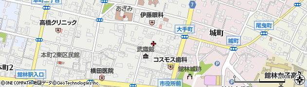 足尾鉱毒事件田中正造記念館周辺の地図