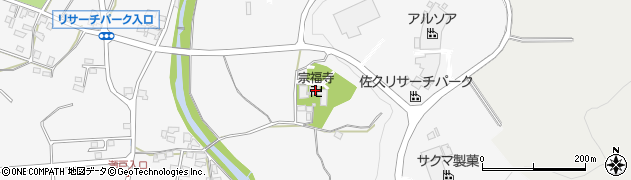 宗福寺周辺の地図