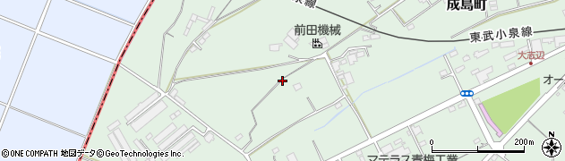 群馬県館林市成島町1219周辺の地図