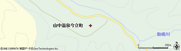 石川県加賀市山中温泉今立町（ハ）周辺の地図