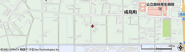 群馬県館林市成島町464-5周辺の地図
