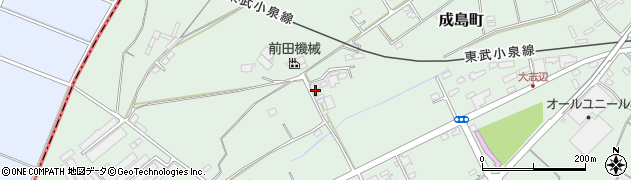 群馬県館林市成島町1194周辺の地図