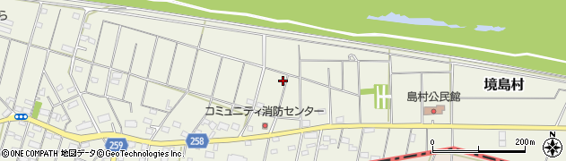 群馬県伊勢崎市境島村周辺の地図