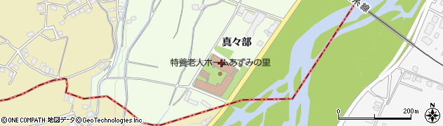 新栄土木株式会社　安曇野営業所周辺の地図