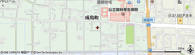 群馬県館林市成島町432周辺の地図