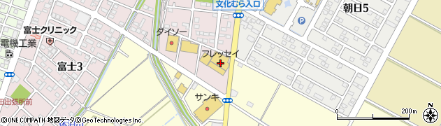 フレッセイ大泉店周辺の地図