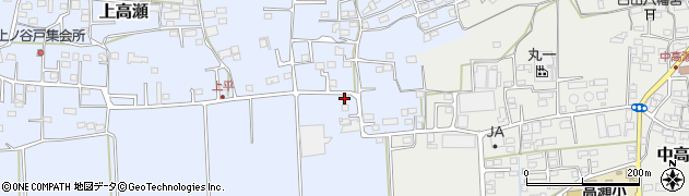 群馬県富岡市上高瀬1393-3周辺の地図