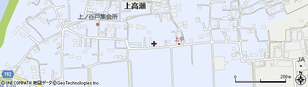 群馬県富岡市上高瀬1340周辺の地図