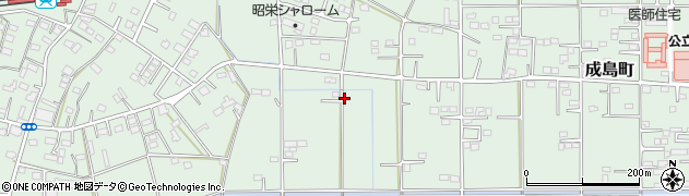 群馬県館林市成島町497周辺の地図
