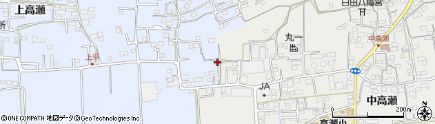 群馬県富岡市上高瀬1307-3周辺の地図