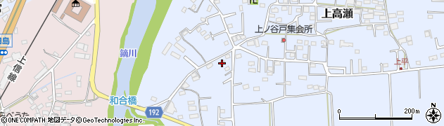 群馬県富岡市上高瀬40周辺の地図