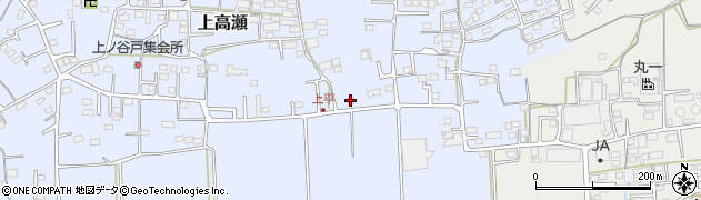 群馬県富岡市上高瀬1323-3周辺の地図