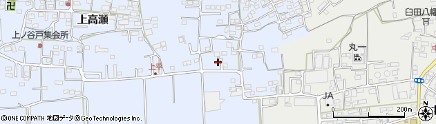 群馬県富岡市上高瀬1316周辺の地図