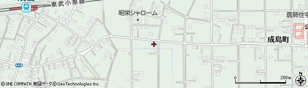群馬県館林市成島町499周辺の地図