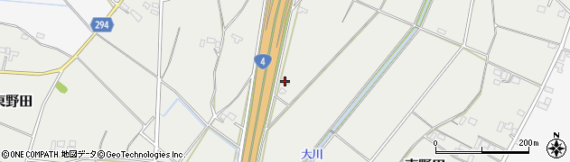栃木県小山市東野田987周辺の地図