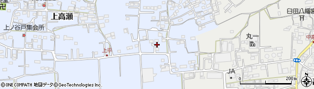 群馬県富岡市上高瀬1316-10周辺の地図