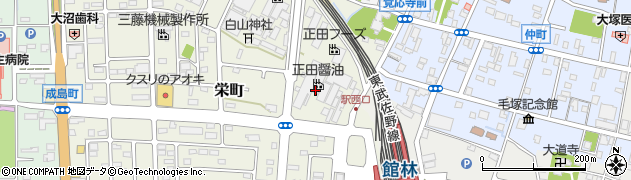 正田醤油労働組合周辺の地図