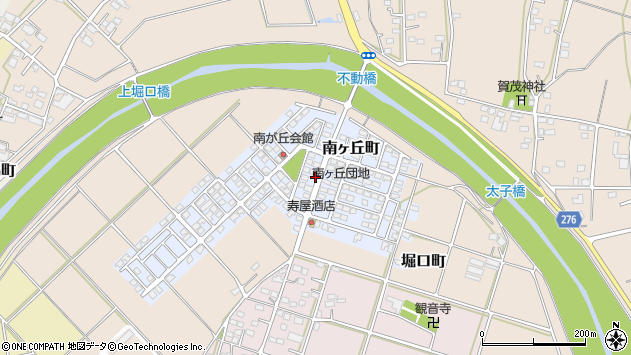 〒370-0415 群馬県太田市南ケ丘町の地図