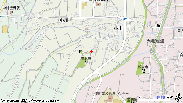 〒370-2211 群馬県甘楽郡甘楽町小川の地図
