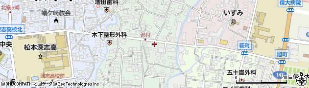 松本市福祉施設北ふれあいホーム周辺の地図