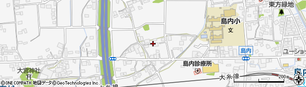 長野県松本市島内南中周辺の地図