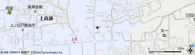 群馬県富岡市上高瀬1318-10周辺の地図