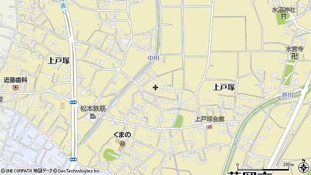 〒375-0013 群馬県藤岡市上戸塚の地図