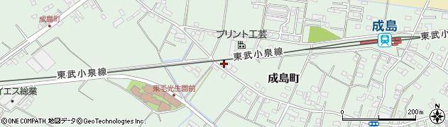 群馬県館林市成島町831-6周辺の地図