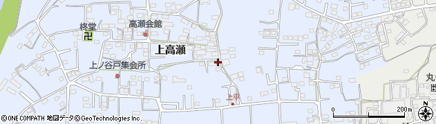 群馬県富岡市上高瀬1251周辺の地図