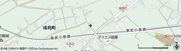 群馬県館林市成島町1157-2周辺の地図