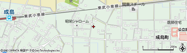 群馬県館林市成島町360周辺の地図