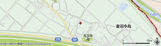 埼玉県熊谷市妻沼小島周辺の地図