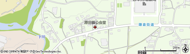 原田篠公会堂周辺の地図