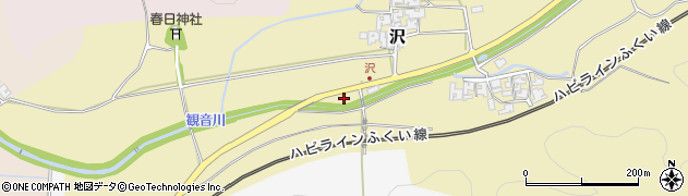 福井県あわら市沢25周辺の地図