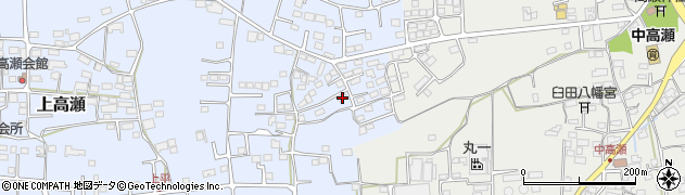 群馬県富岡市上高瀬1290-17周辺の地図