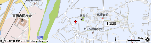 群馬県富岡市上高瀬846-5周辺の地図