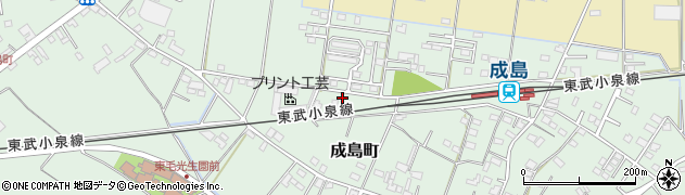 群馬県館林市成島町757周辺の地図