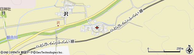 福井県あわら市沢23-22周辺の地図
