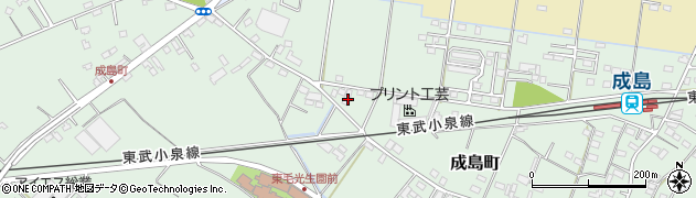 群馬県館林市成島町804周辺の地図