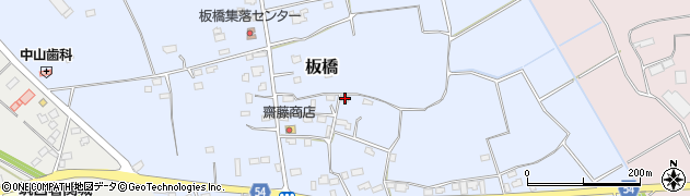 茨城県筑西市板橋241周辺の地図