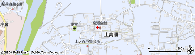 群馬県富岡市上高瀬869周辺の地図