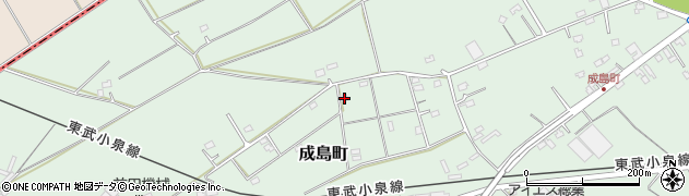 群馬県館林市成島町1169-13周辺の地図