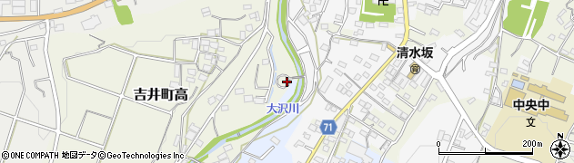 大沢川親水公園周辺の地図