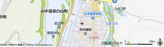 石川県加賀市山中温泉冨士見町オ周辺の地図